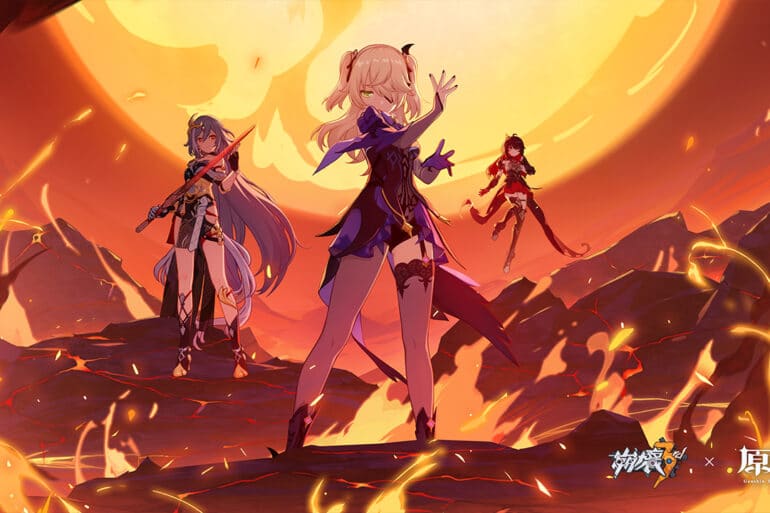 Genshin Impact x Honkai Crossover Screenshot1