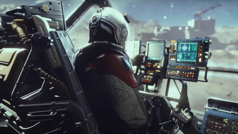 Starfield Pilot Cockpit