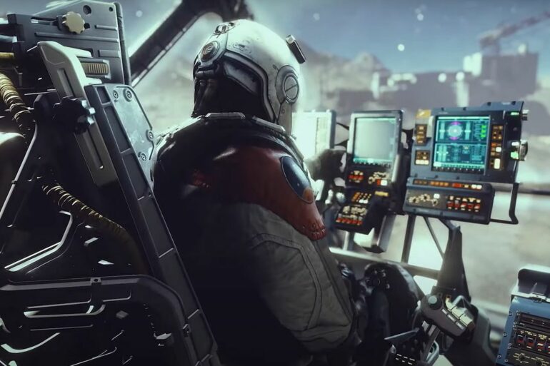 Starfield Pilot Cockpit