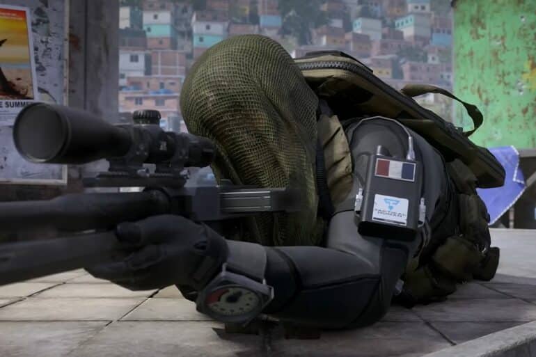A sniper in Modern Warfare 3