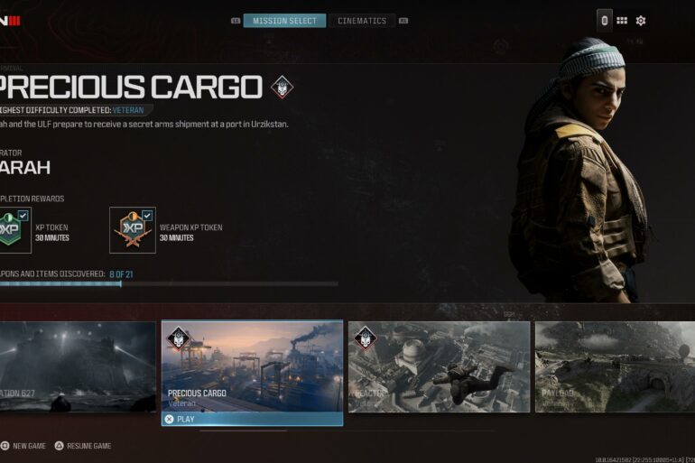 MW3 Precious Cargo