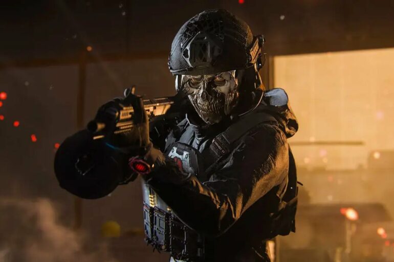 Skeleton soldier in MW3 Zombies