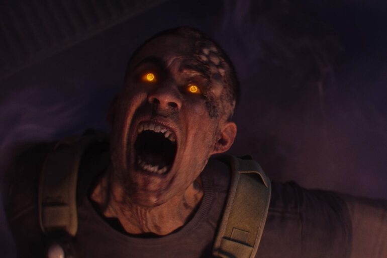 A zombie screaming in MW3 Zombies