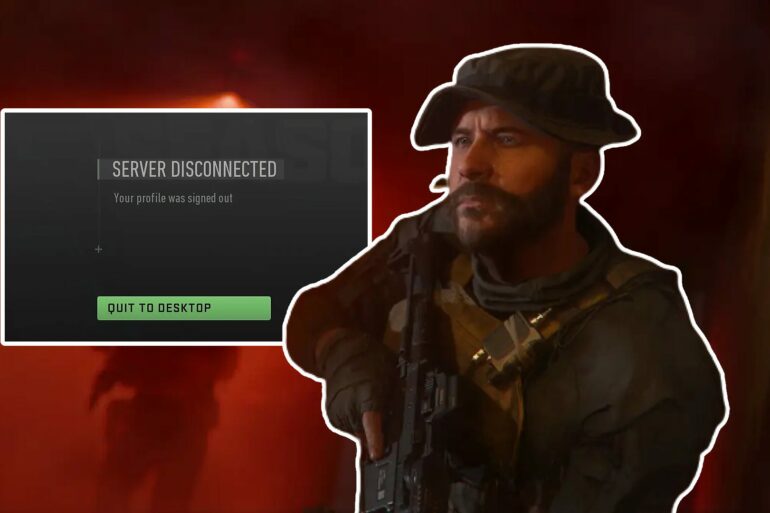 Captain Price and the "your profile was signed out" error in MW3