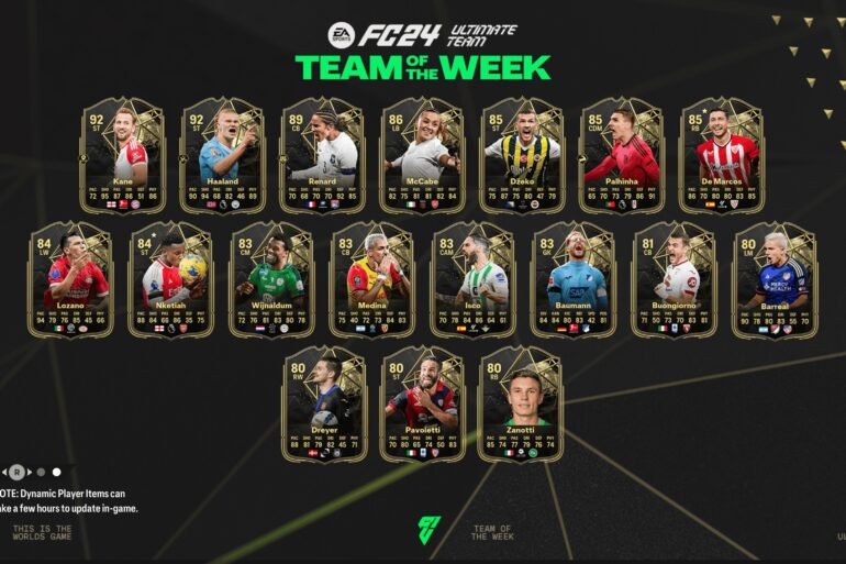 EA Sports FC 24 TOTW 7 Full Squad