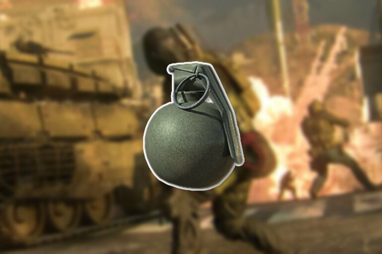 A frag grenade in MW3