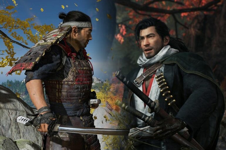 The protagonist of Rise of the Ronin and Ghost of Tsushima