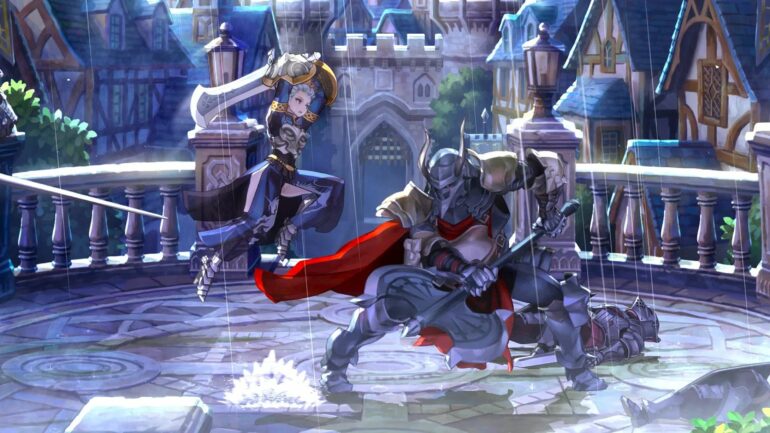 Two people fighting in Unicorn Overlord