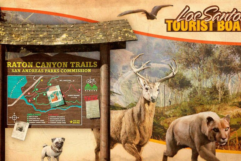 Wildlife photography board GTA Online