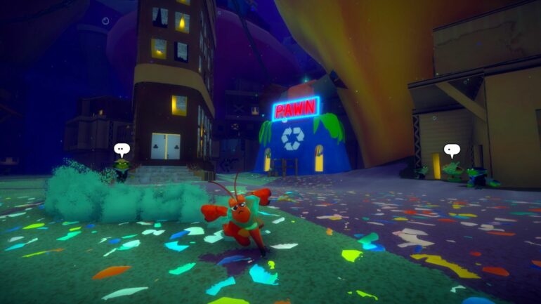 Kril in another crab's treasure