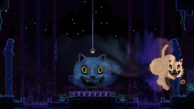 Animal Well ghost cat