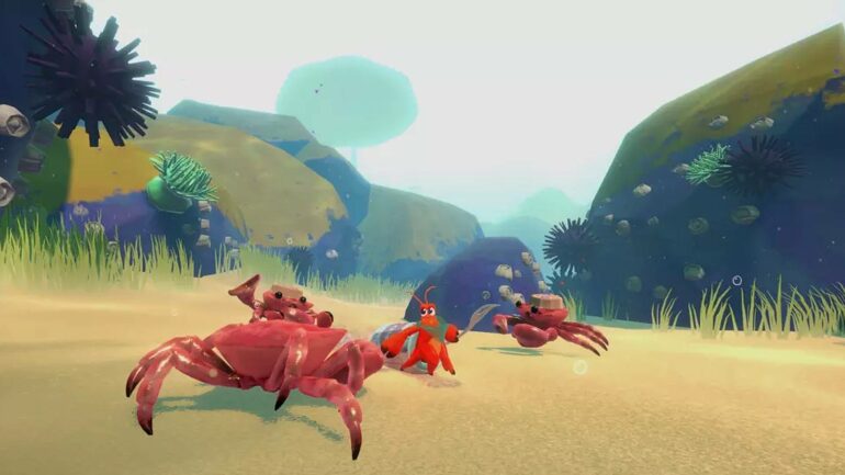 Another crabs treasure surrounded