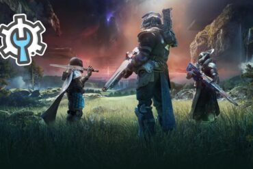 Destiny 2 Final Shape guardians with maintenance logo