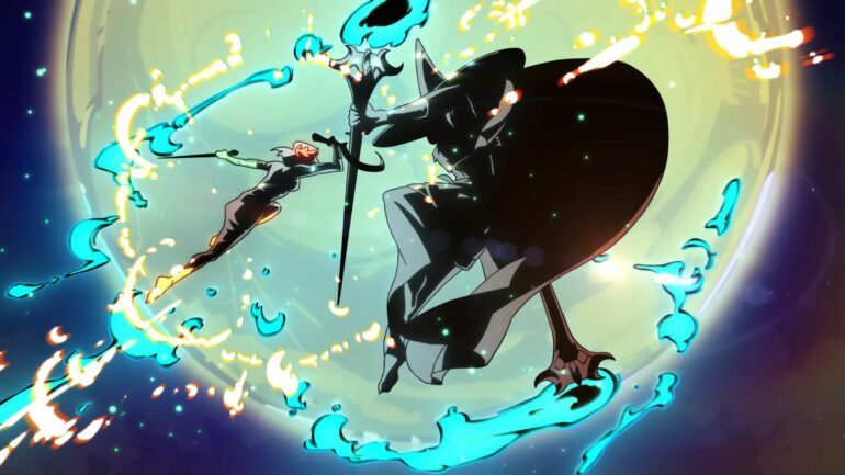 Hecate fighting Melinoe in Hades 2