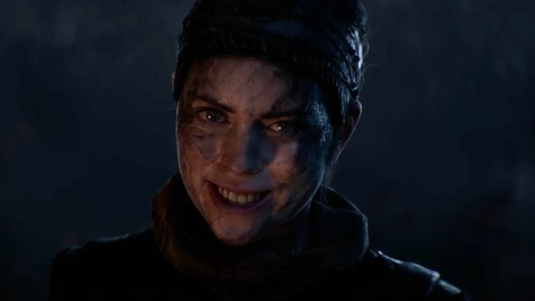 Senua smiling in Hellblade 2