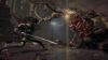 EVE fighting a boss in Stellar Blade