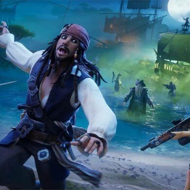 Fortnite Pirates of the Caribbean collab art