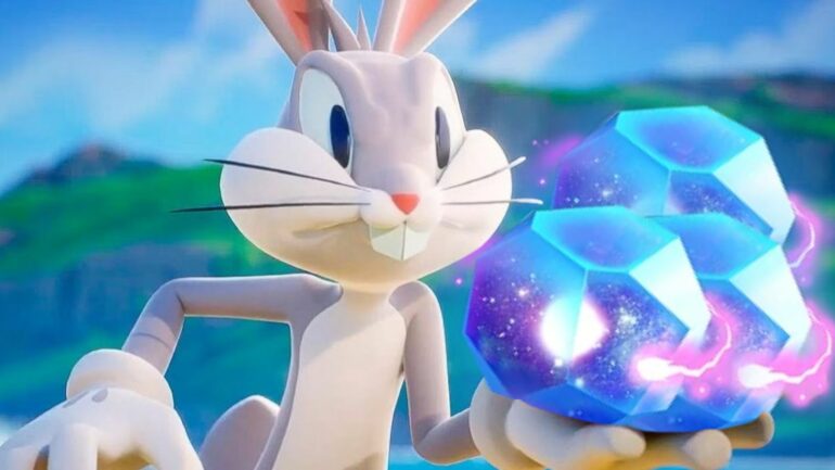 Bugs Bunny holding Gleamium in MultiVersus