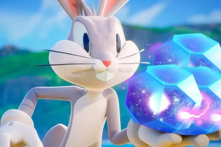 Bugs Bunny holding Gleamium in MultiVersus