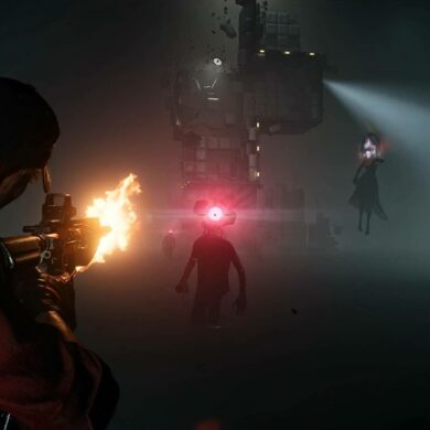Once human, human fighting mysterious beings