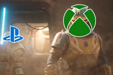 Star Wars Hunters characters with console logos