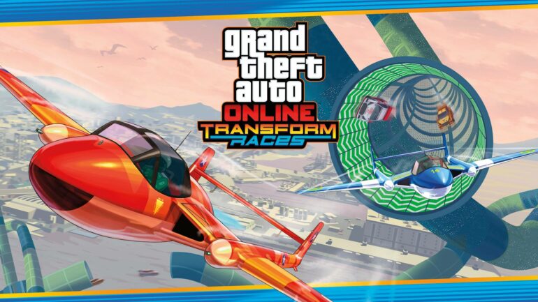 GTA Online Transform races artwork with planes