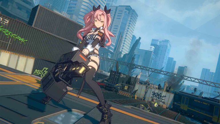 Zenless Zone Zero Character with a gun